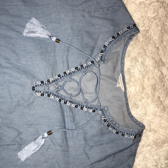 Aeropostale denim top - Picture 3 of 4